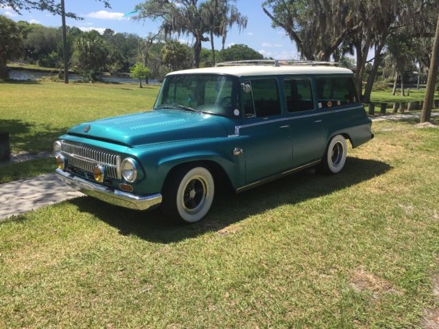 1966 international harvester travelall 1100d custom