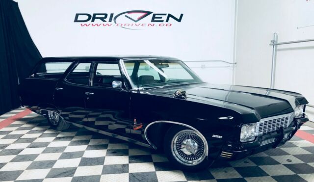 1969 chevy impala kingswood 9 passenger long roof wagon hot rod