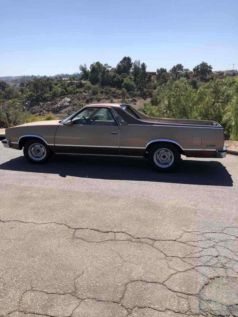 1987 chevrolet el camino pickup brown rwd automatic