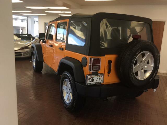 2012 jeep wrangler unlimited sport 4x4 sport 4dr suv for sale in kaneohe, hawaii