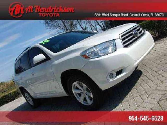 2010 toyota highlander se in coconut creek, fl
