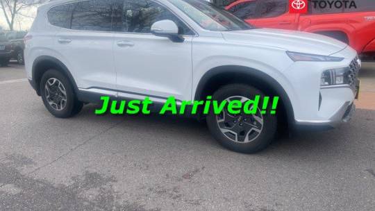 2021 hyundai santa fe hybrid blue hev