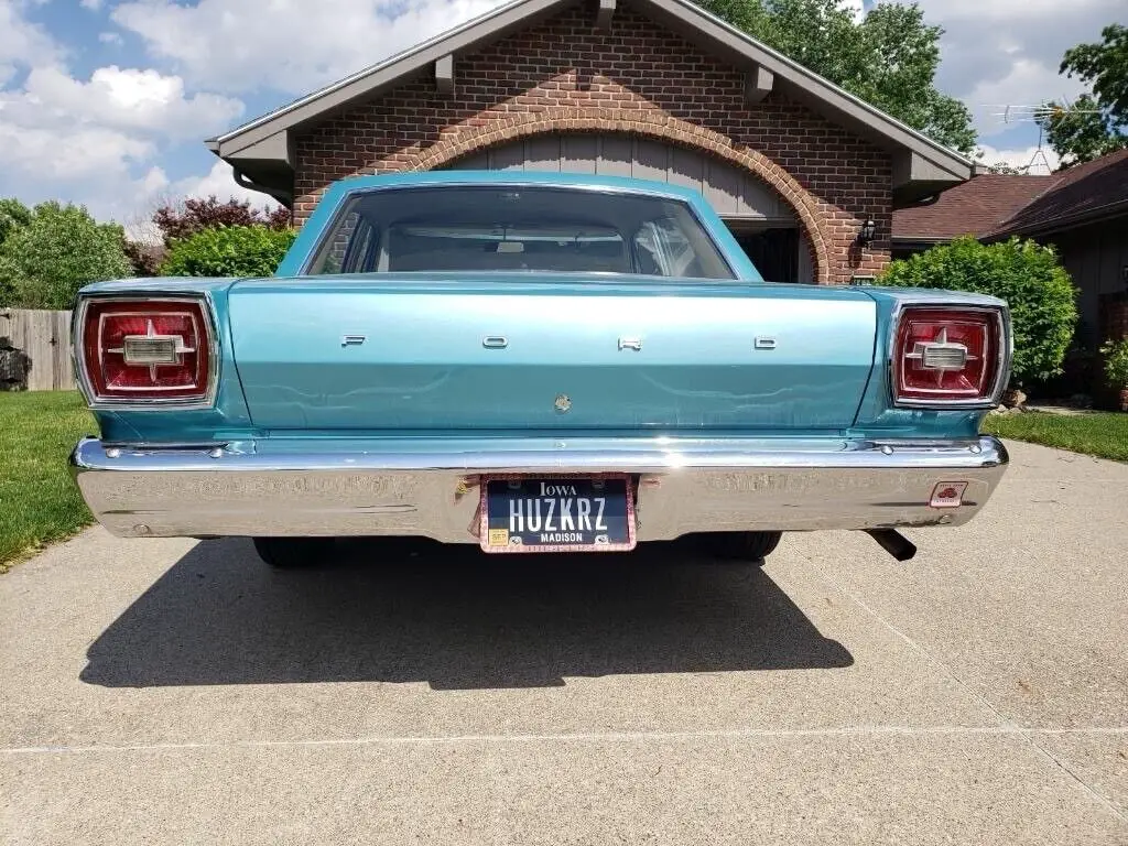 1966 ford custom sedan green base