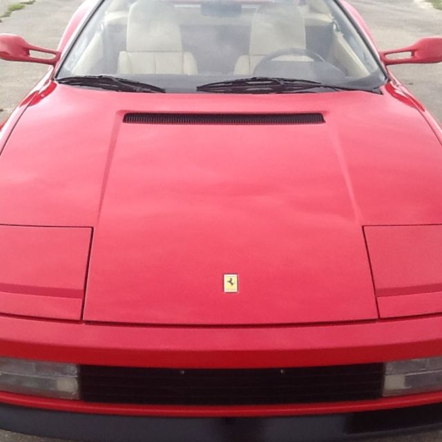 1986 ferrari tessarossa exceptional condition!!!!! euro lights free shipping