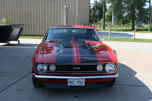 1967 chevrolet camaro red