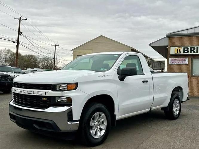 2021 chevrolet silverado 1500 regular cab work truck pickup 2d 8 ft in levittown, pennsylvania