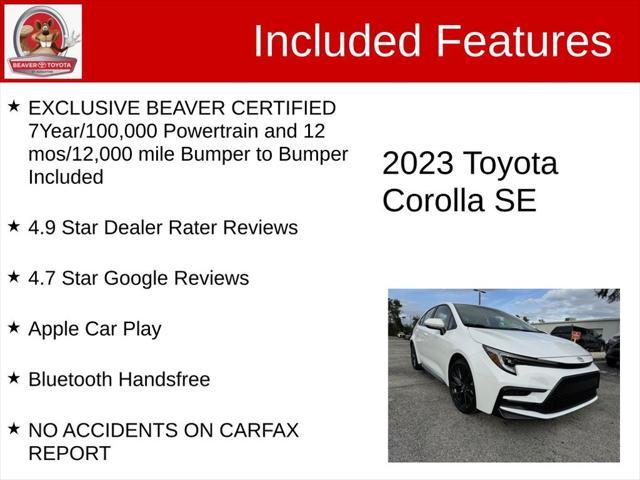 2023 toyota corolla se
