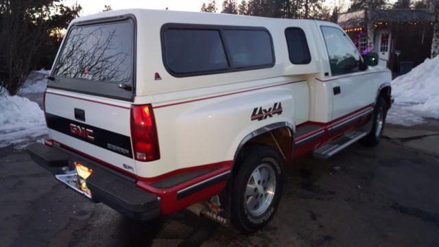 1991 gmc sierra 1500 sle 4x4 low miles, excellent, 5.7 efi, short step side bed