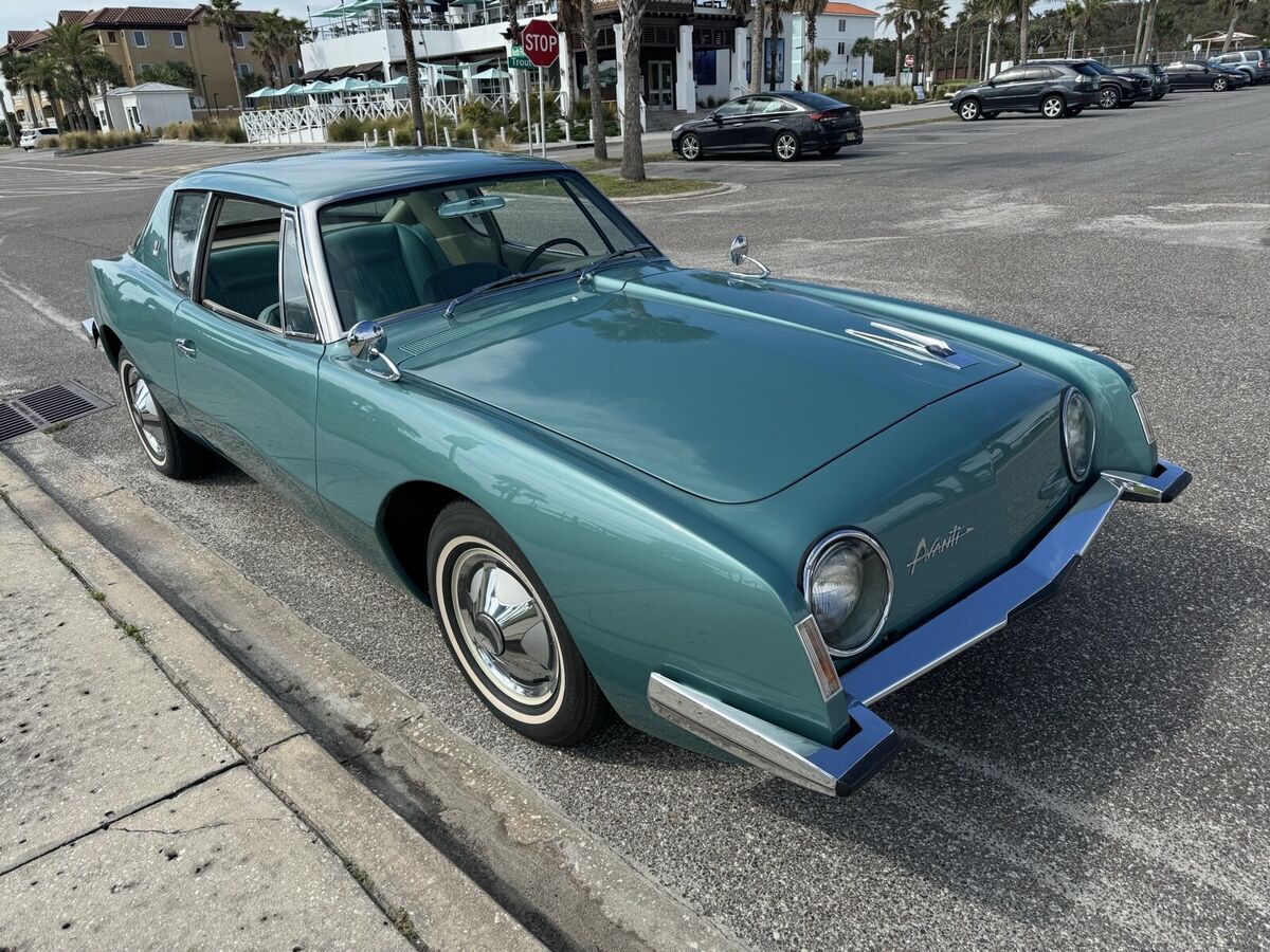 1964 studebaker avanti coupe green