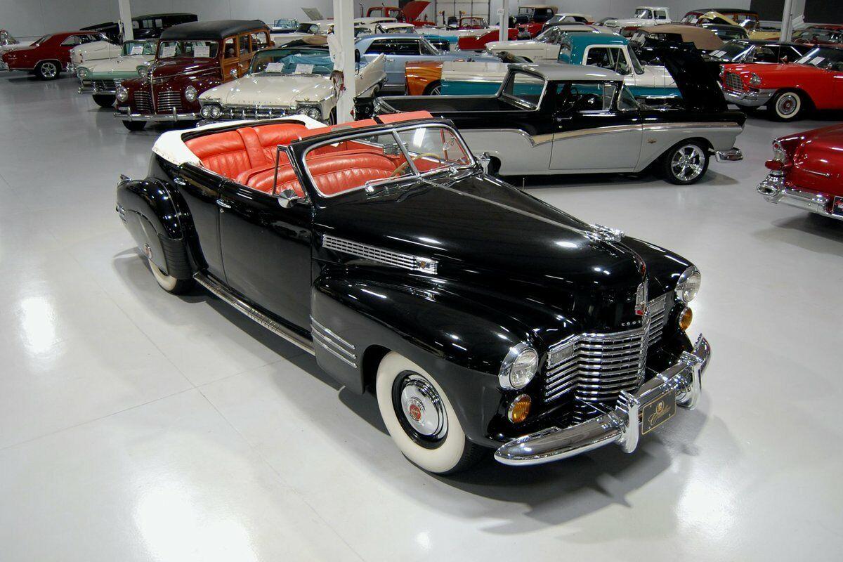 1941 cadillac model 62 convertible sedan v8 manual