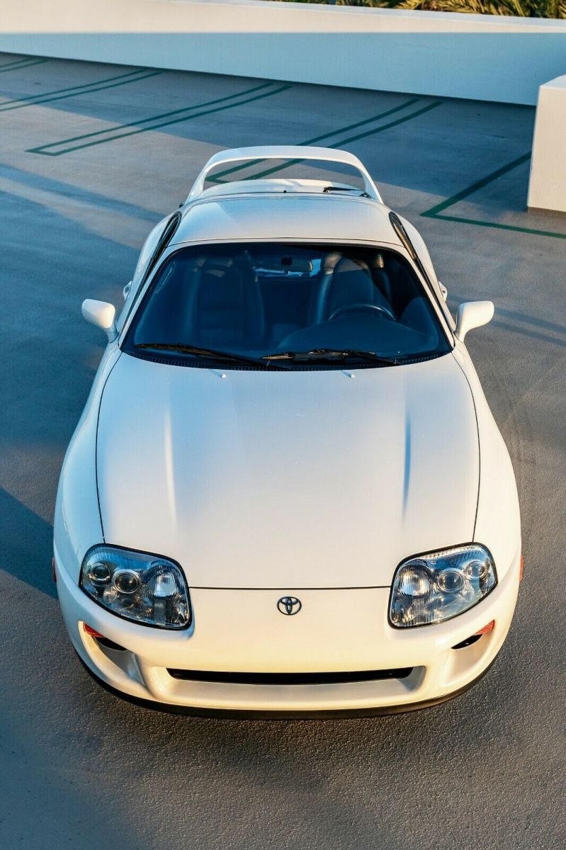 1994 toyota supra twin-turbo white/black leather only 1k original miles rare!!