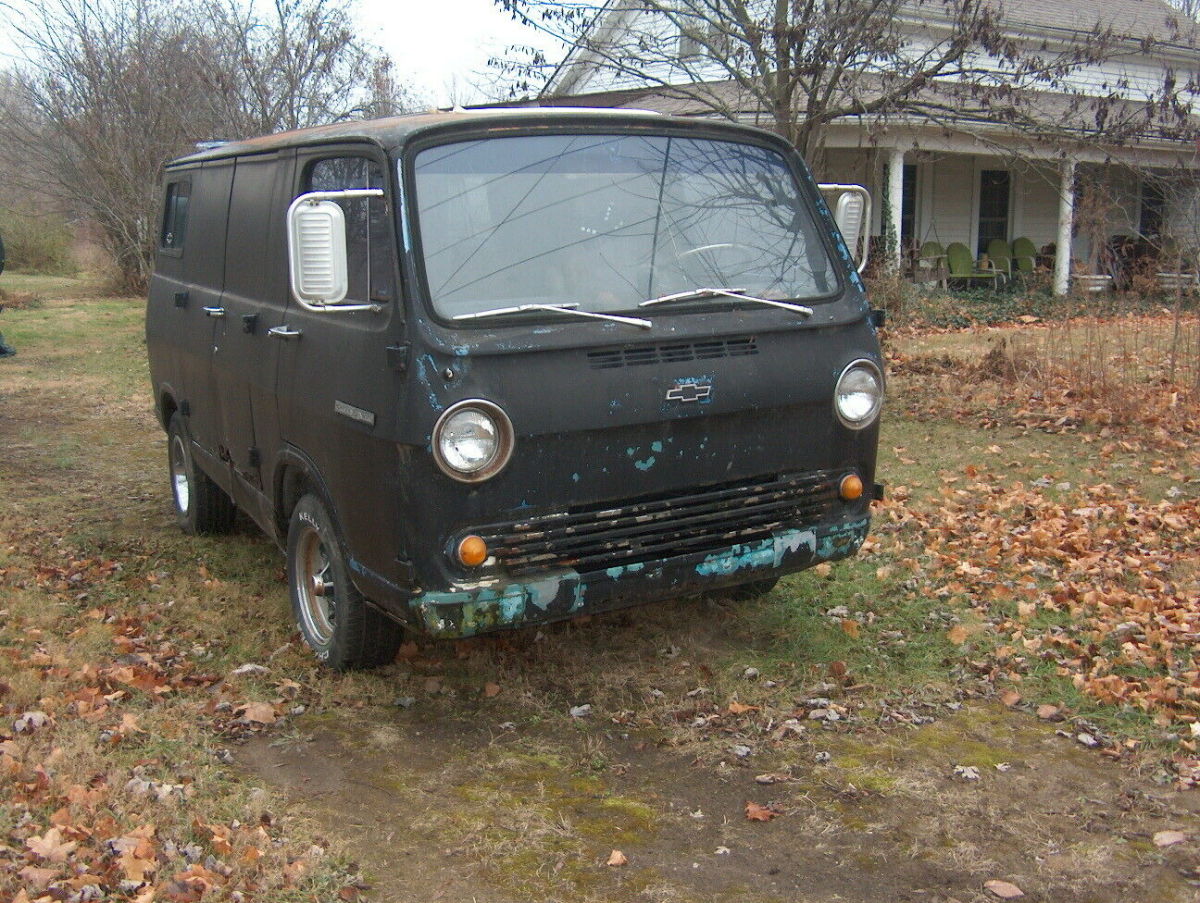 1966 chevrolet g10 van "scooby doo" van clean title will run