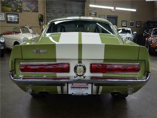 1967 shelby gt500 lime gold 428ci v8 auto,marti report,shelby reg,fully restored