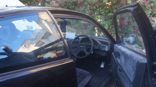 1991 honda crx mugen edition with a right hand steering