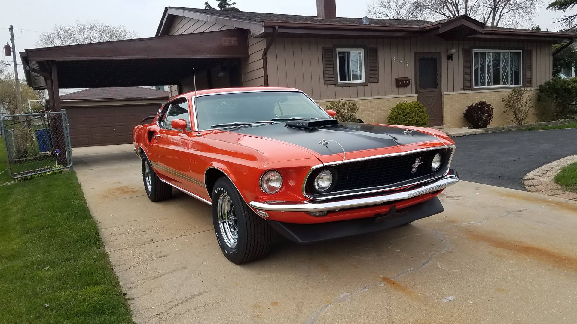 1969 ford mustang mach 1 super cobra jet