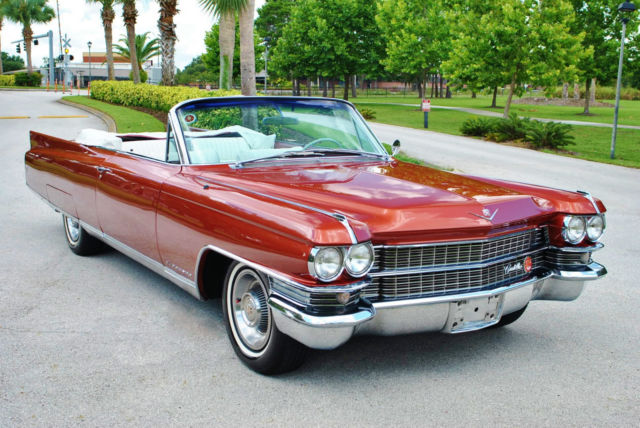 1963 cadillac eldorado convertible air conditioning,leather bucket seats! 76ks