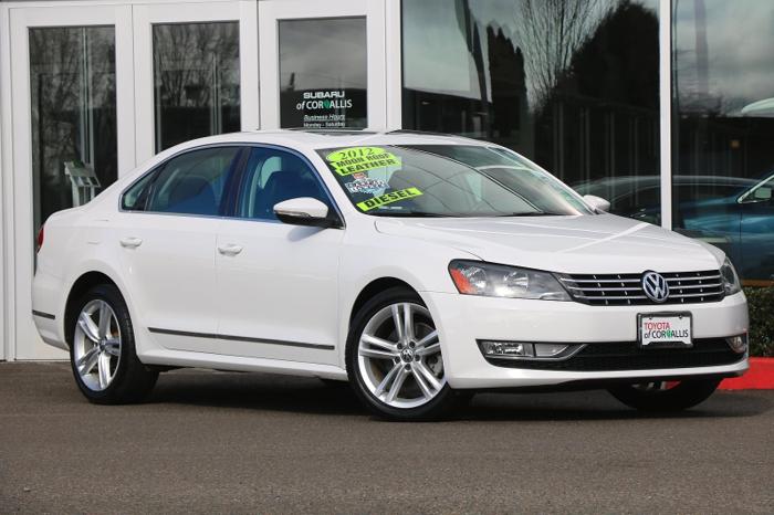 used 2012 volkswagen passat tdi se corvallis, or 97330 for sale in adair village, oregon