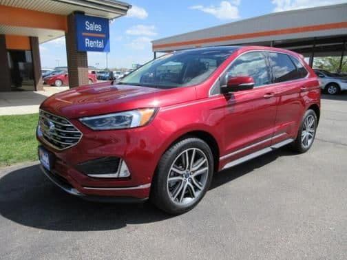 2019 ford edge titanium in cedar rapids, iowa