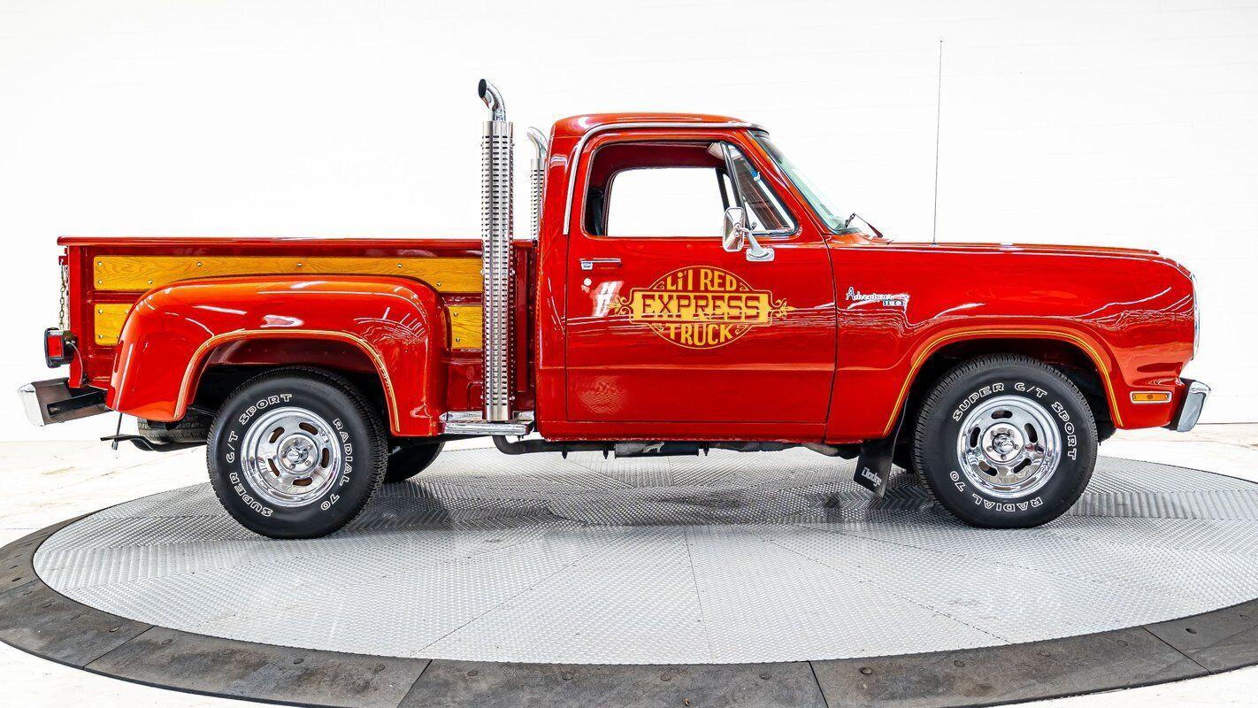 1979 dodge d 150 lil red express truck 360 cubic inch v 8 225 horsepower