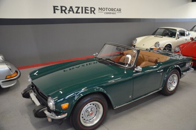 british racing green tr6