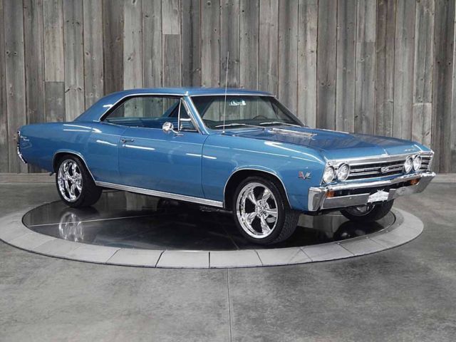 1967 chevrolet chevelle blue 8 cyl 4 speed manual