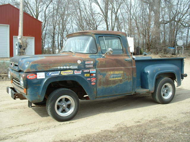 1960 ford f-100 gasser-ratrod truck