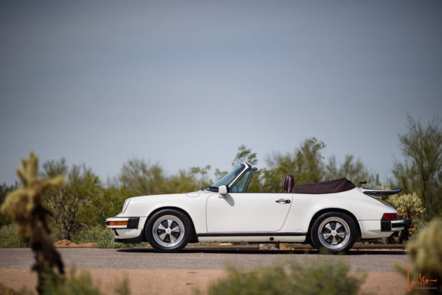 1987 porsche 911 carrera cabriolet /low miles/g50 transmission/ well maintained