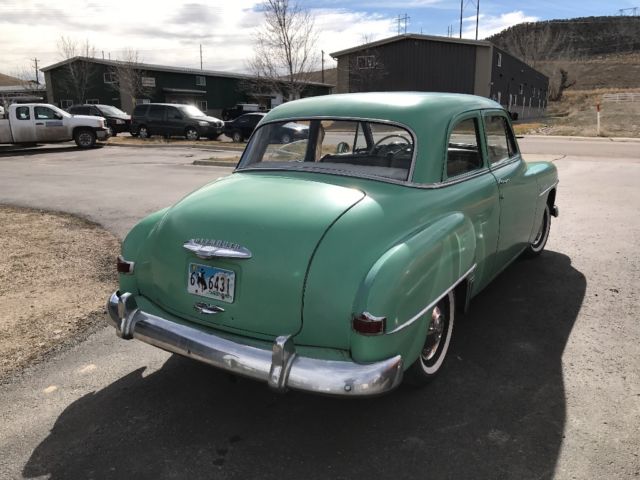 1952 plymouth 2 door cranbrook 3.6l 3 on tree - runs and drives!