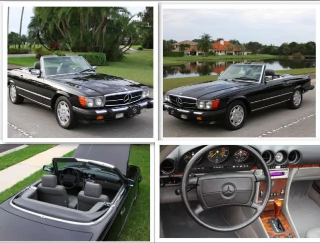 1989 mercedes benz 500 series 560 sl hard/soft top 39k with cold ac