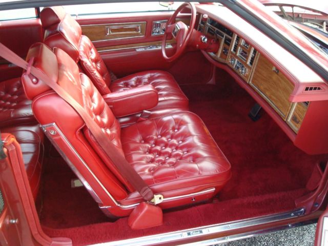 cadillac eldorado biarritz 1983 new fuel tank+ pump beautiful red leather int