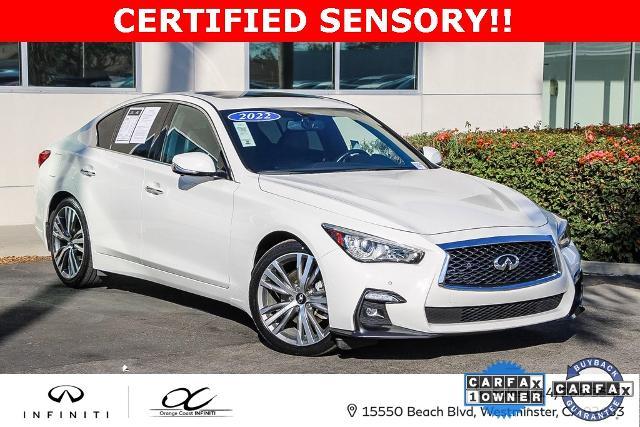 2022 infiniti q50 sensory