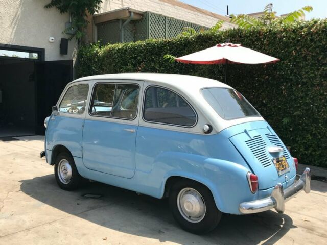 1960 fiat 600 multipla / clear california title