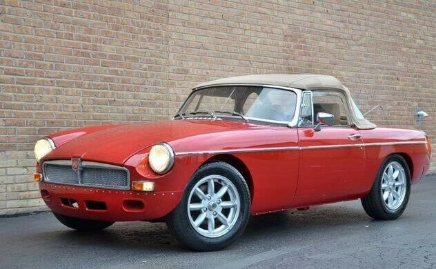 1977 mgb mark iv roadster convertible