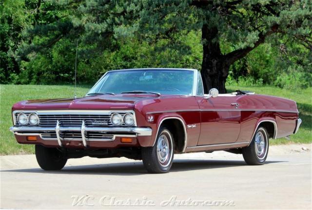 1966 chevrolet impala ss conv every option #s match 396