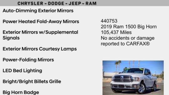 2019 ram 1500 classic