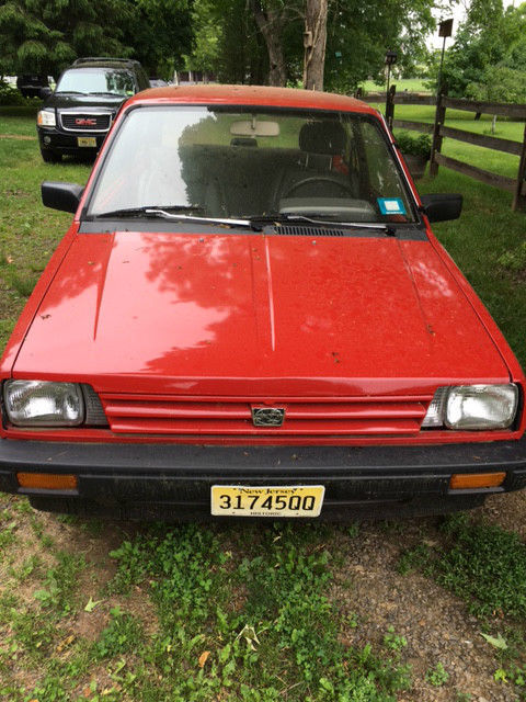 subaru justy 1988 dl