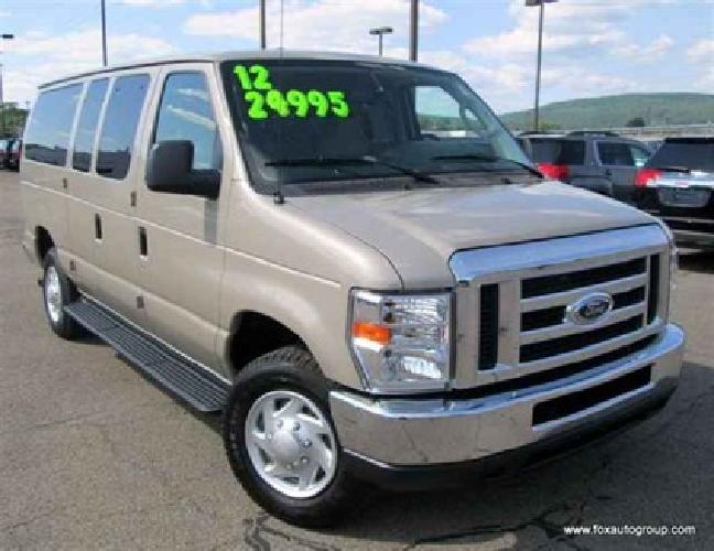 used 2012 ford econoline wagon e-350 super duty xlt van, 8,000 miles in painted post, ny