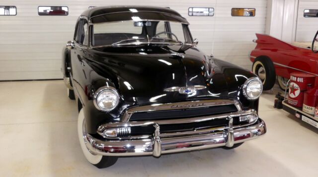 1951 chevrolet deluxe styleline 84416 miles black 2 door coupe 235 automatic