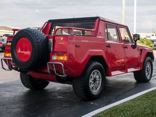 1990 lamborghini lm002 34,390 miles red suv 5-speed manual