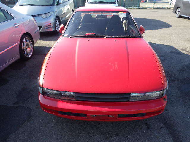1991 nissan silvia coupe red aero skirts jdm rhd s13 240sx high auction grade