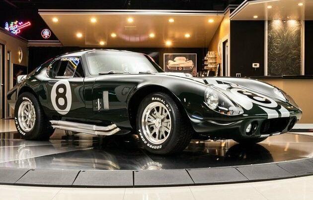 1965 shelby daytona coupe factory five glossy british racing green paint finish