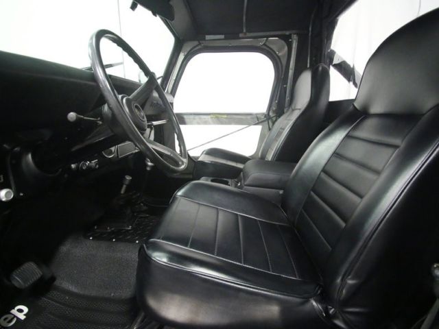 1983 jeep cj8 scrambler 83801 miles black jeep 350 v8 4 speed manual