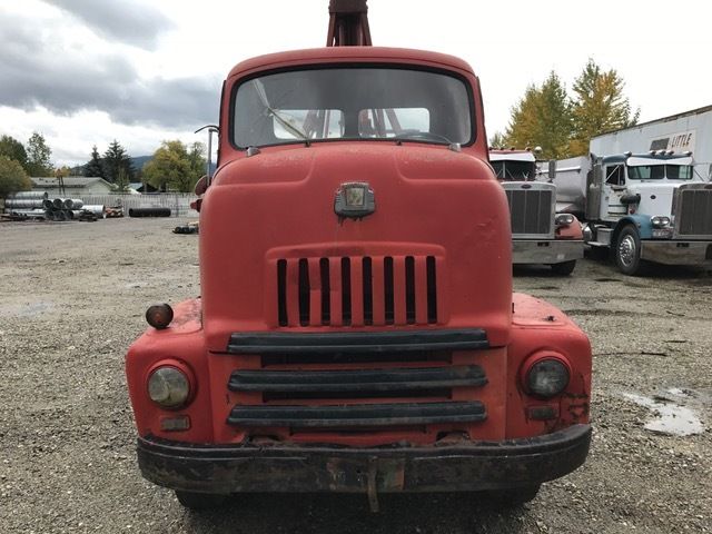 1952 international harvester l160 coe cabover boom truck ih flatbed r160 l180