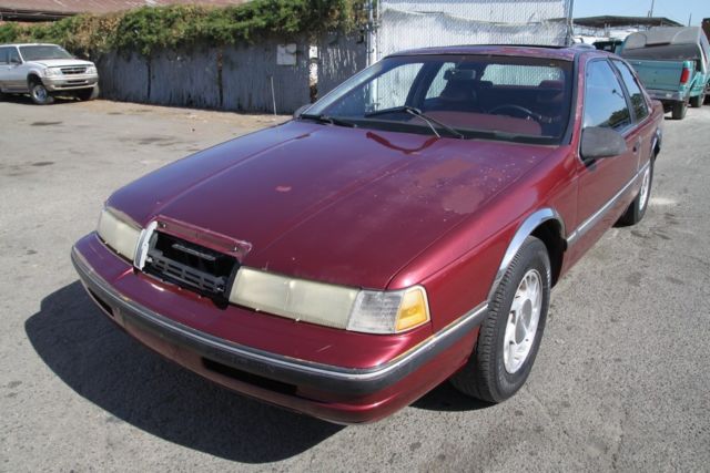 1990 mercury cougar ls automatic 6 cylinder no reserve