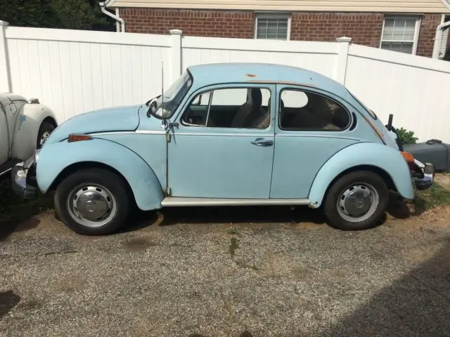 1974 volkswagen super beetle (blue) auto stick
