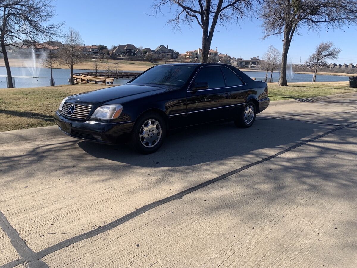 1994 mercedes-benz s-class coupe black 500