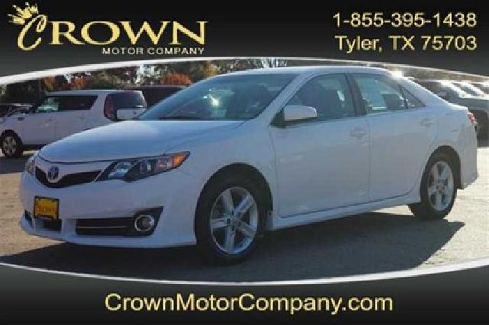 2013 toyota camry white, 45k miles in tyler, tx