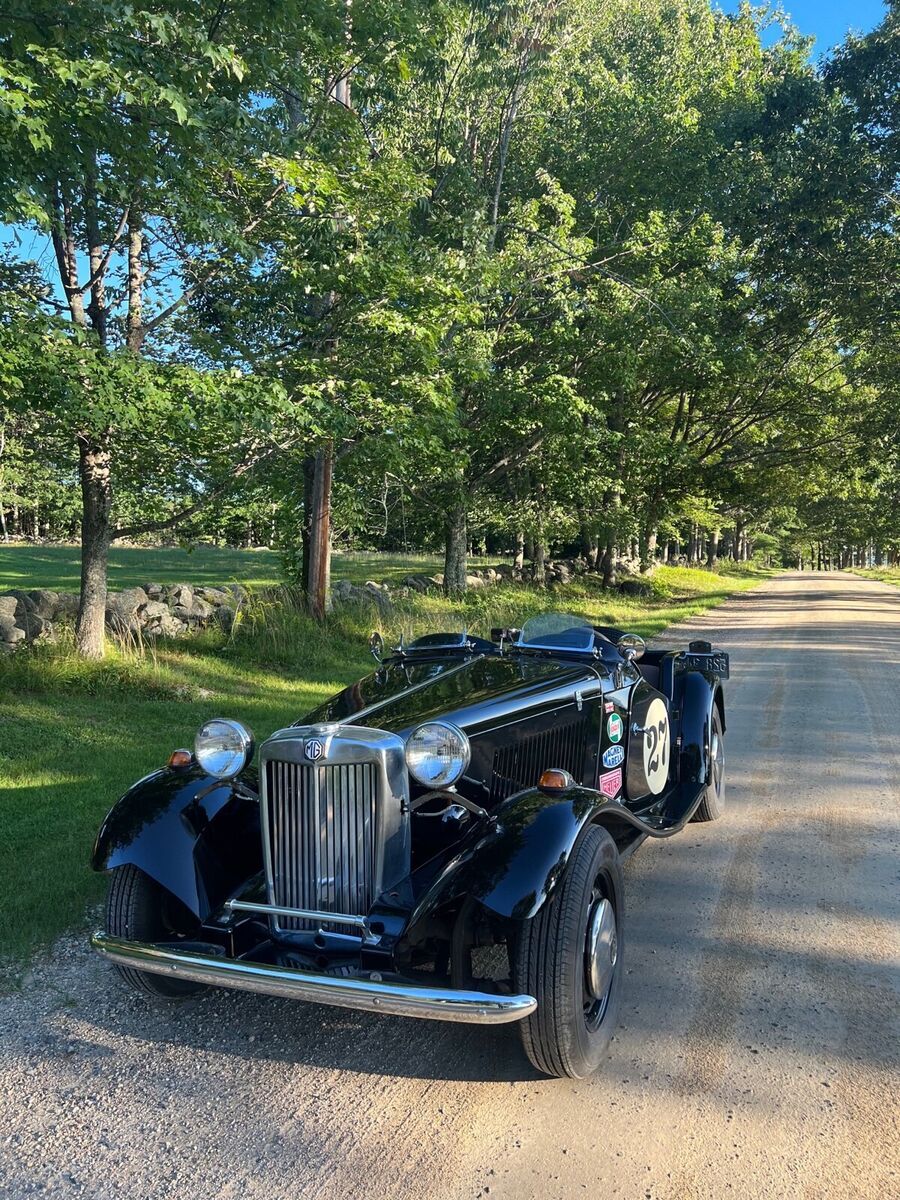 1952 mg td coupe black rwd manual