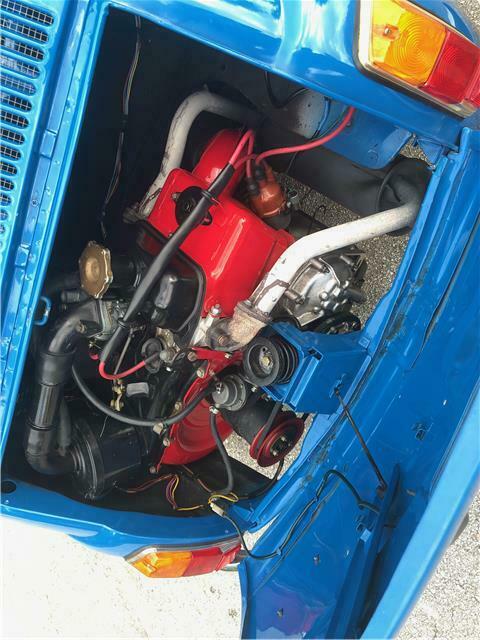1964 fiat 500 r 0 miles blue