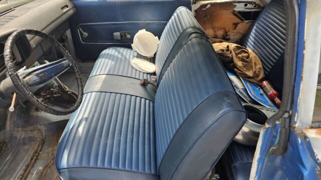 1970 ford falcon sedan blue rwd automatic